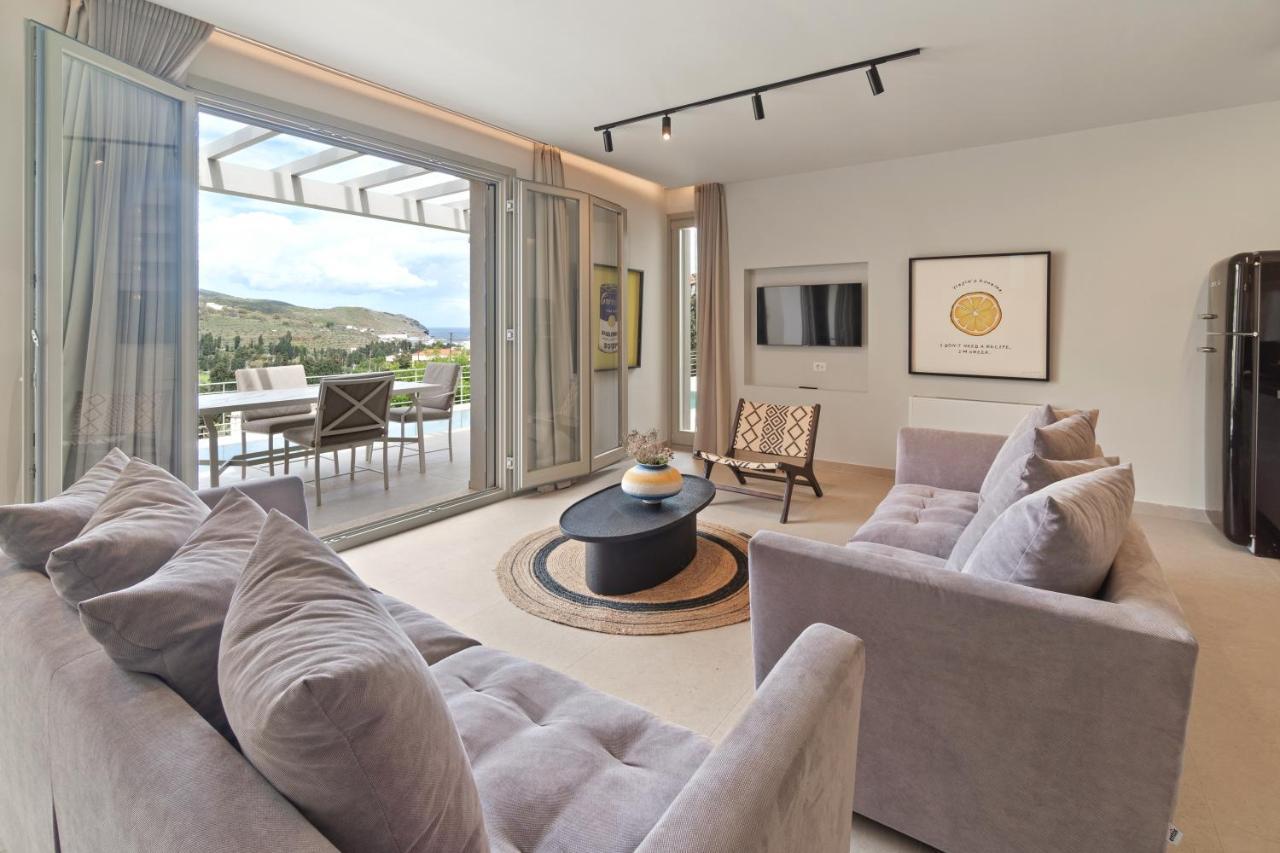 Suitehome Villas With Private Pools By Explore Andros Eksteriør billede