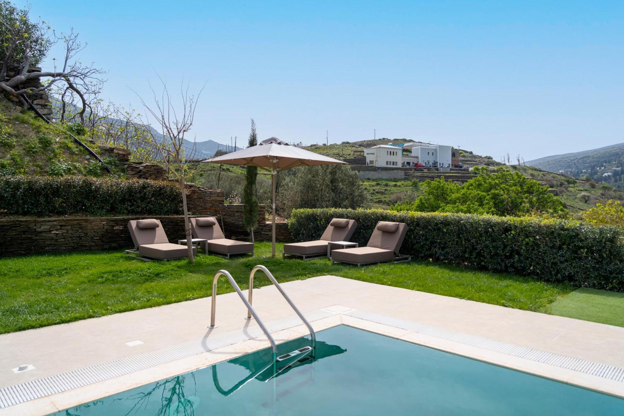 Suitehome Villas With Private Pools By Explore Andros Eksteriør billede