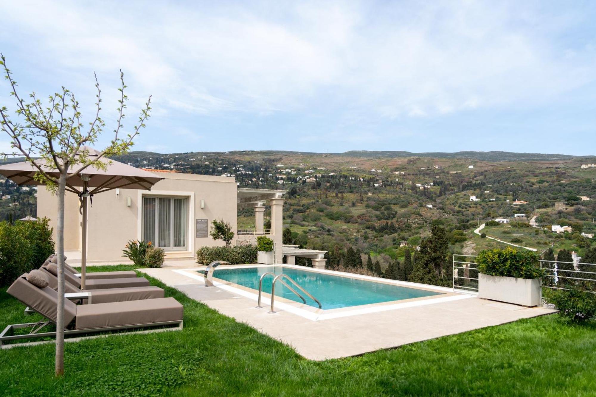 Suitehome Villas With Private Pools By Explore Andros Eksteriør billede