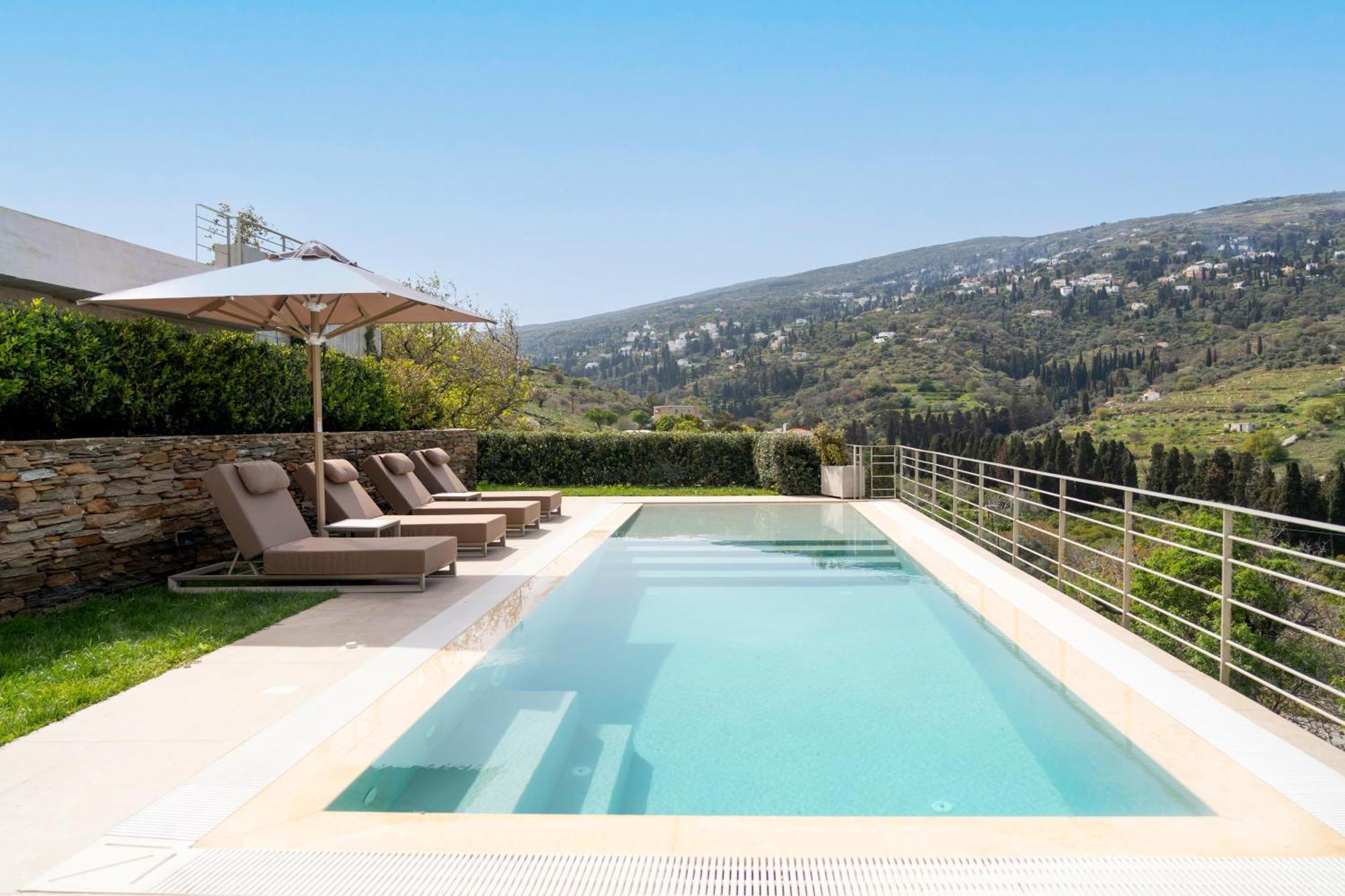 Suitehome Villas With Private Pools By Explore Andros Eksteriør billede